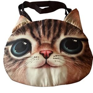 Cat Shoulder Bag Double Sided Large